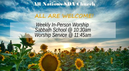 Come worship with us and be blessed!